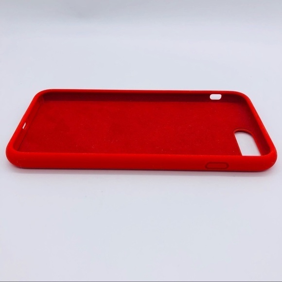 8 PLUS RED SILICONE IPHONE CASE - Picture 6 of 6
